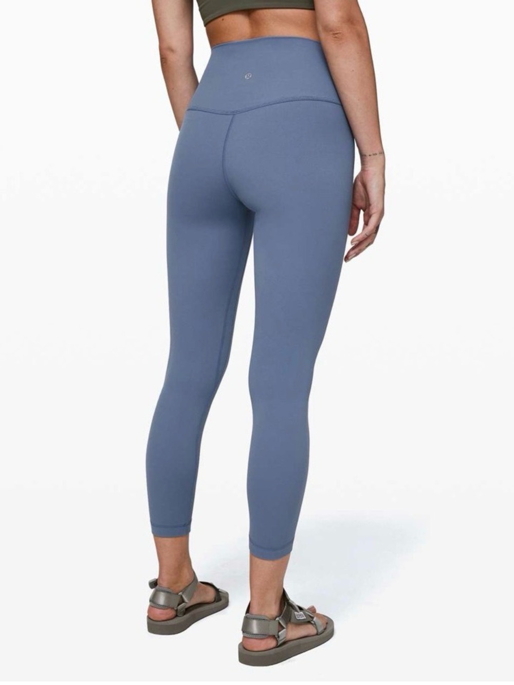 lululemon athletica ASIA FIT Align 24” Curve Art Oasis Blue Small